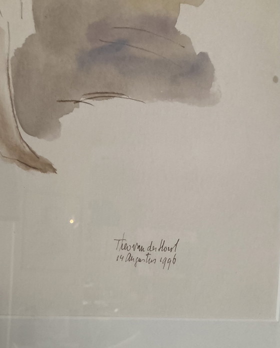 Image 1 of Theo van der Horst Watercolor - Matelda