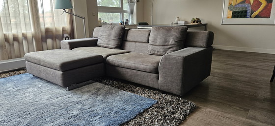 Image 1 of Top shape Black Jack sofa + footstool