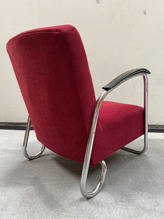 Image 1 of EMS Overschie tubular frame armchair