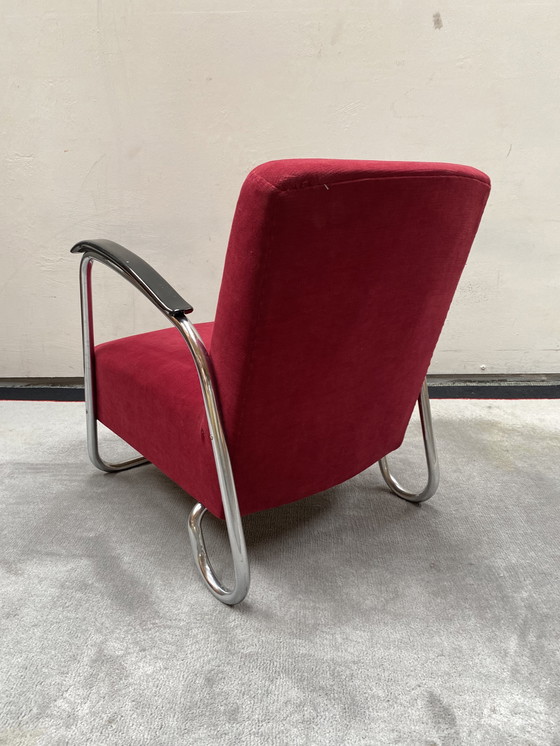 Image 1 of EMS Overschie tubular frame armchair