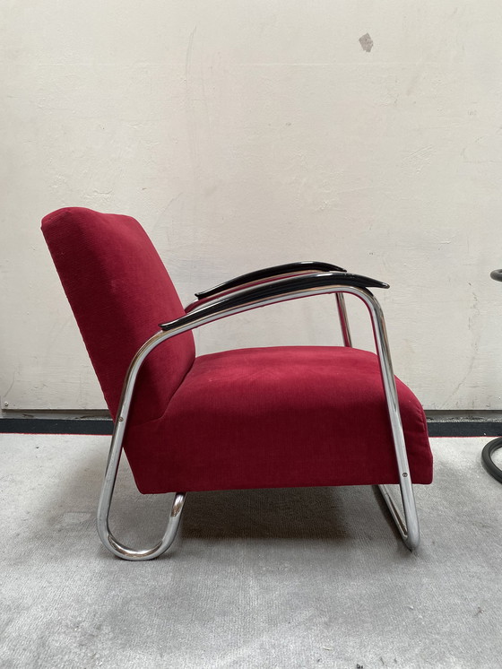 Image 1 of EMS Overschie tubular frame armchair