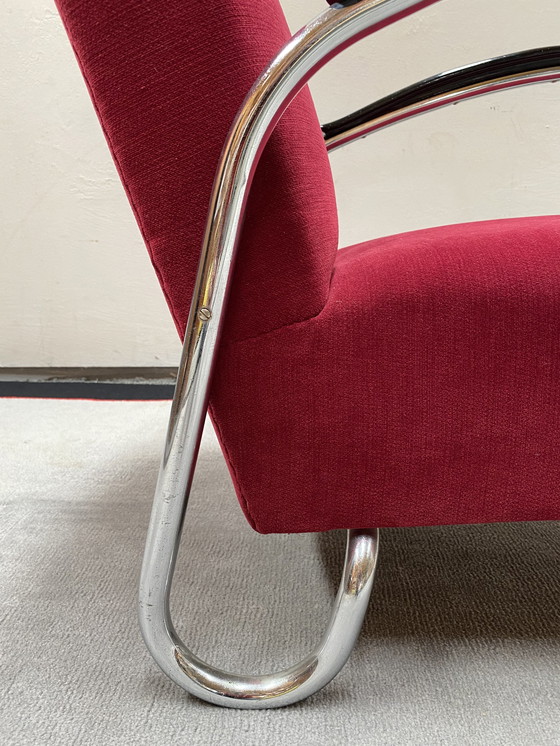 Image 1 of EMS Overschie tubular frame armchair