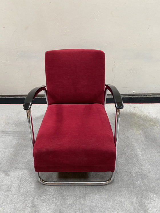 Image 1 of EMS Overschie tubular frame armchair