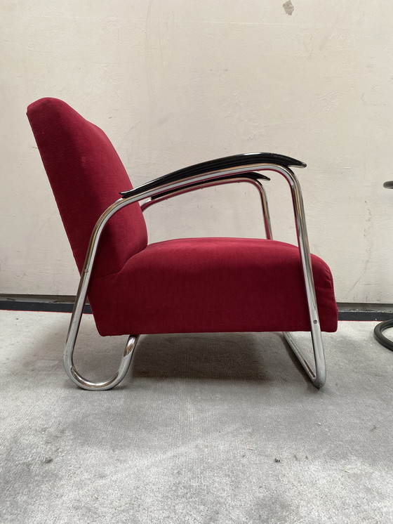 Image 1 of EMS Overschie tubular frame armchair