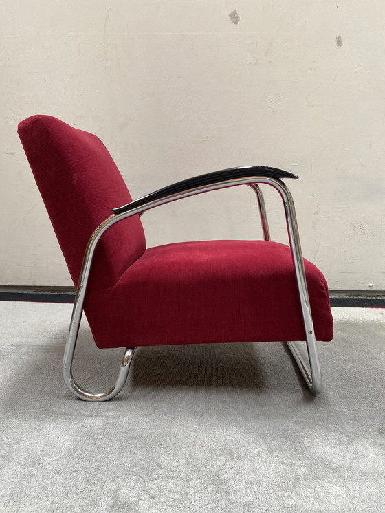 Image 1 of EMS Overschie tubular frame armchair