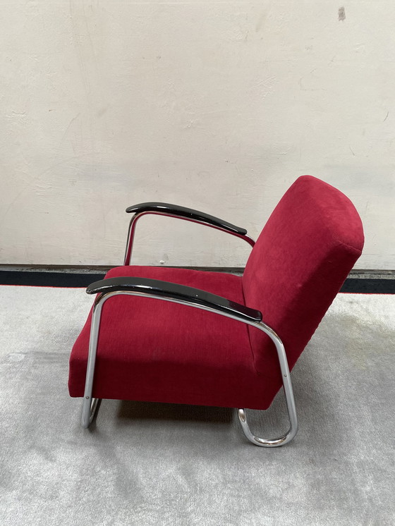 Image 1 of EMS Overschie tubular frame armchair