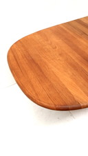 Grande table extensible XXL vintage danoise pour salle à manger/réunion conçue par Juul Kristensen pour Glostrup