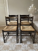 4 sedie da pranzo vintage