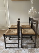 4 sedie da pranzo vintage