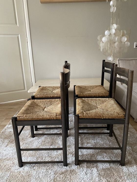 Image 1 of 4 x Chaise de salle à manger vintage