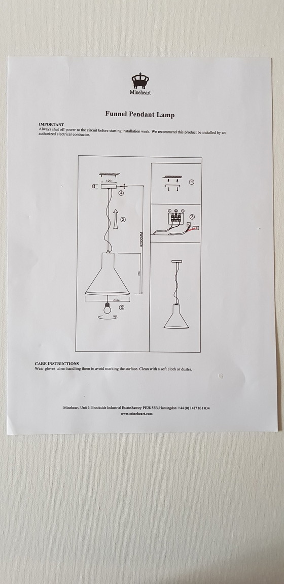 Image 1 of Young & Battaglia pendant lamp by Mineheart