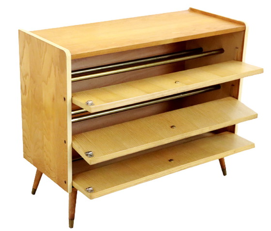 Image 1 of Vintage shoe cabinet shoe cabinet blond