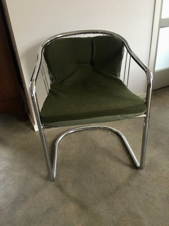 Image 1 of Vintage tube frame chair