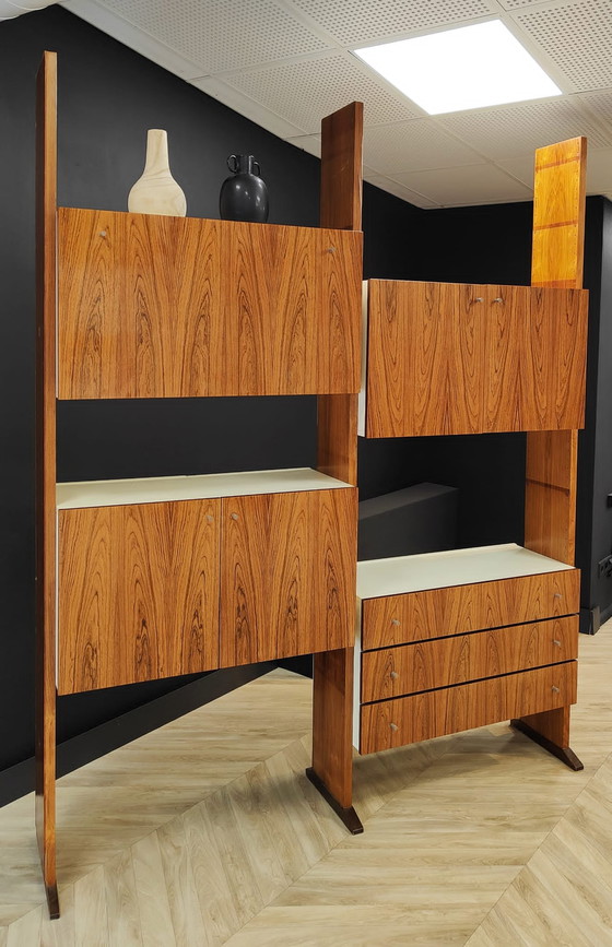 Image 1 of Système mural pallisandre vintage