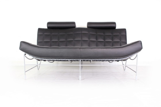 Image 1 of Leolux “Volare” Sofa by Jan Armgardt with quilted leather cushions, as new