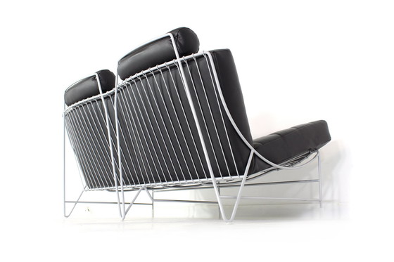 Image 1 of Leolux “Volare” Sofa by Jan Armgardt with quilted leather cushions, as new