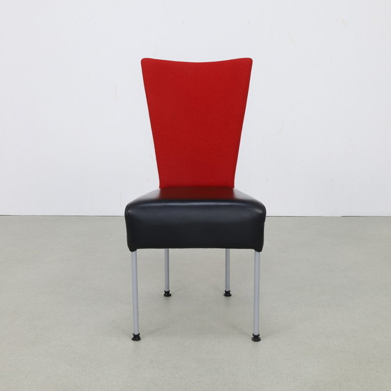 Image 1 of 4x Postmodern Dining Chair in two tone, 1980s