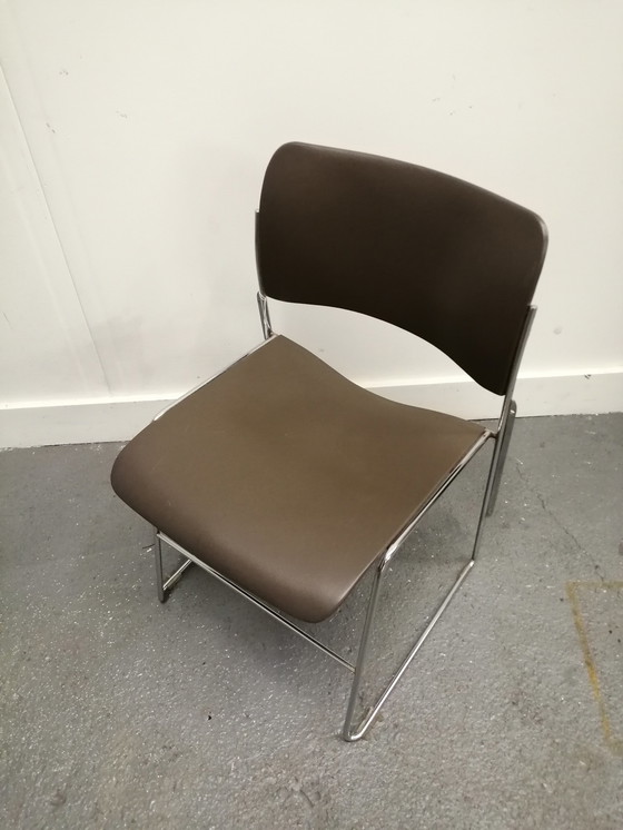 Image 1 of Set of 4 - David Rowland 40/4 chairs