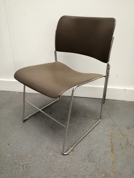 Image 1 of Set of 4 - David Rowland 40/4 chairs