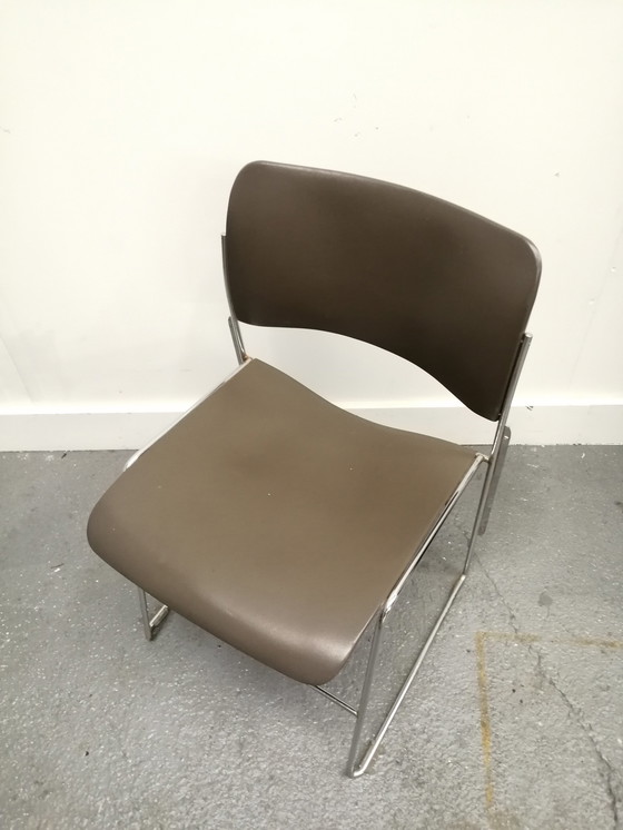 Image 1 of Set of 4 - David Rowland 40/4 chairs