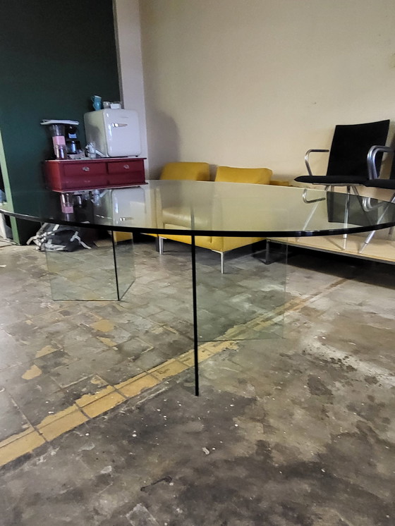 Image 1 of Modern glass dining table