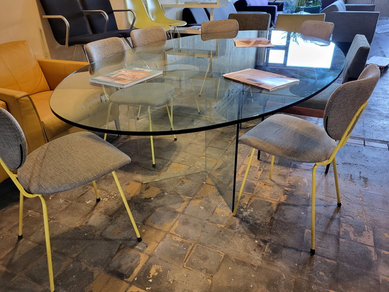 Image 1 of Modern glass dining table