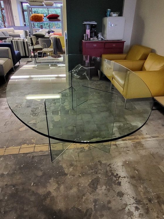 Image 1 of Modern glass dining table