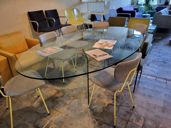 Image 1 of Modern glass dining table