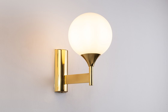 Image 1 of Set of 2 Kaiser single opaline Wall lights