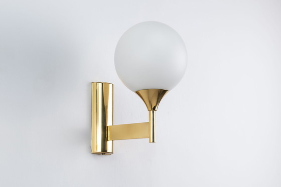 Image 1 of Set of 2 Kaiser single opaline Wall lights