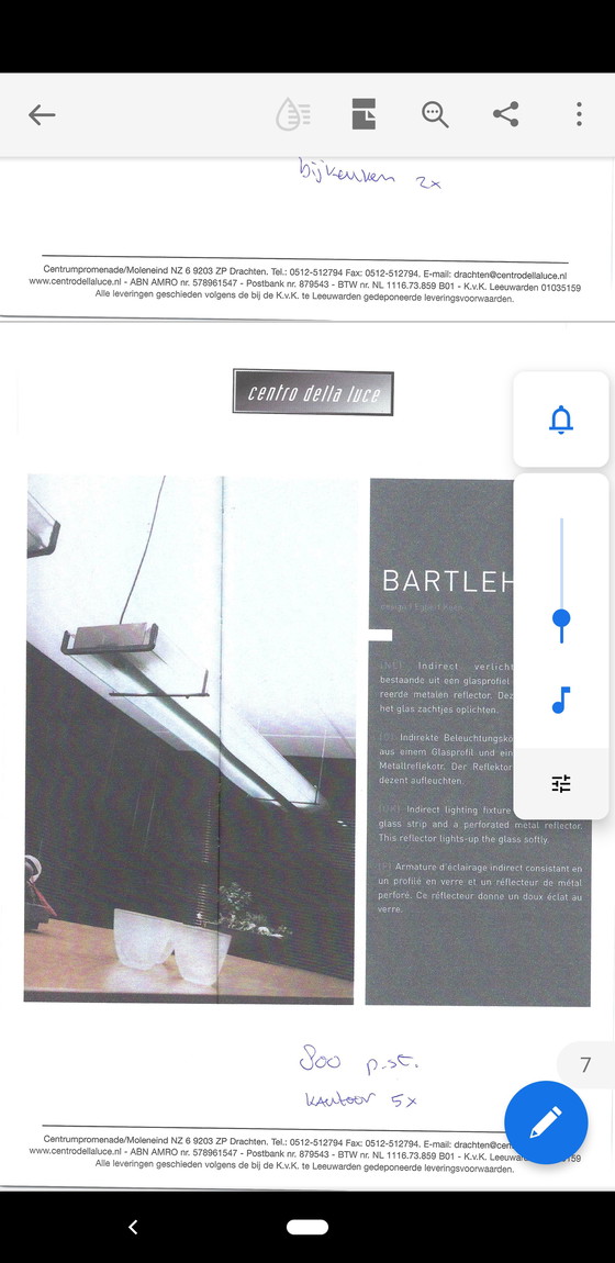 Image 1 of Egbert Keen Bartlehiem pendant lamp