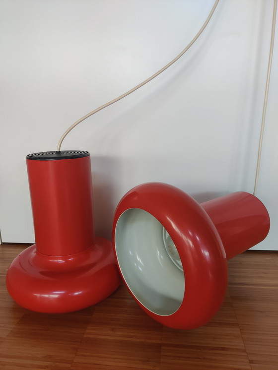 Image 1 of 2x Lampe suspendue vintage lita France