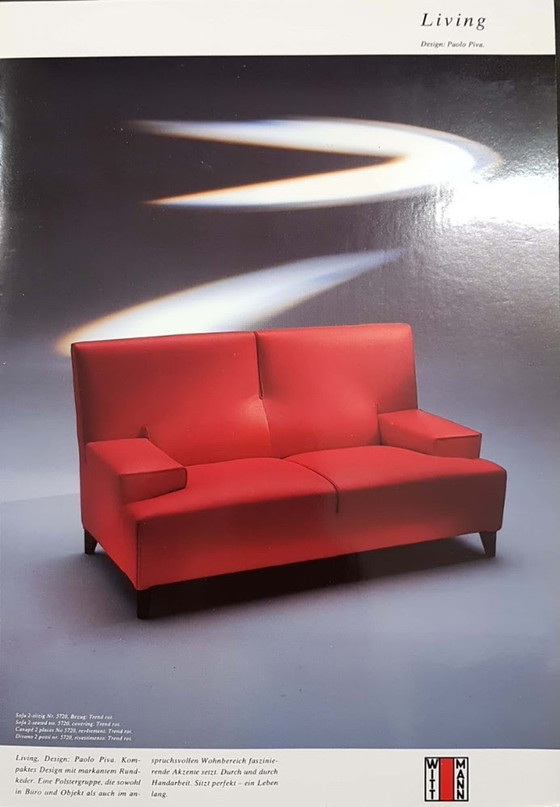 Image 1 of Wittmann bullleather sofa "Living"