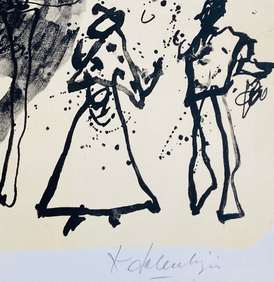 Image 1 of Kees Salentijn - Lithographie Party time