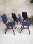 4x sedia vintage