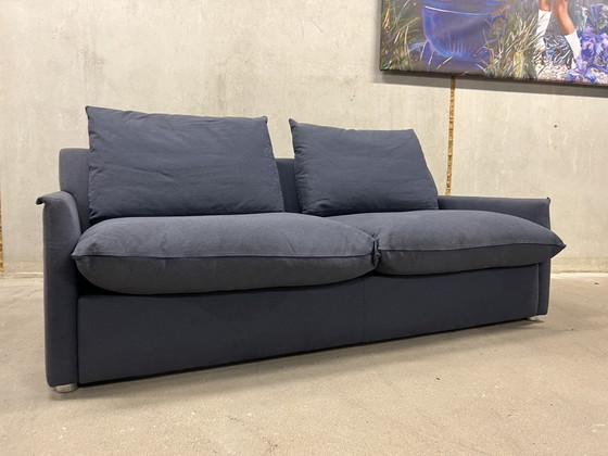 Image 1 of Molinari Coccolino 3 seater sofa fabric blue