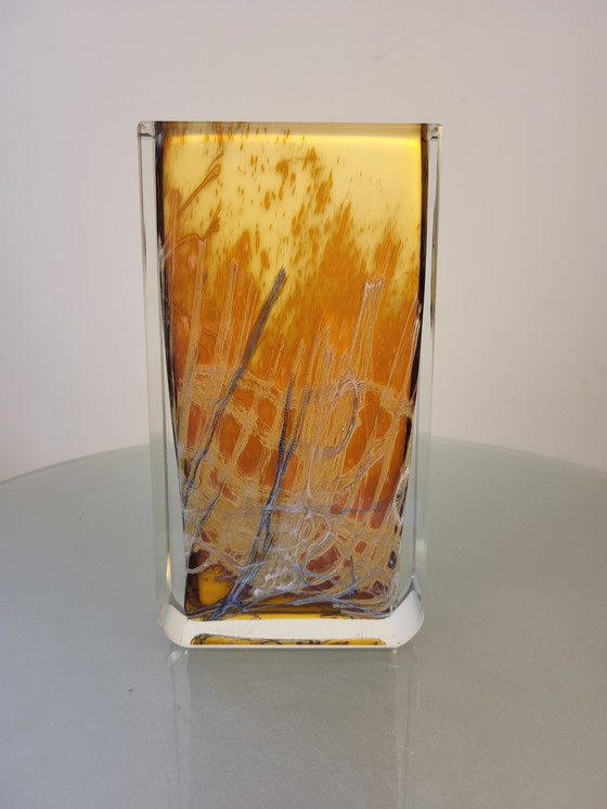 Image 1 of Exbor glass vase, Mid century, Pavel Hlava Czech Republic, 1960s