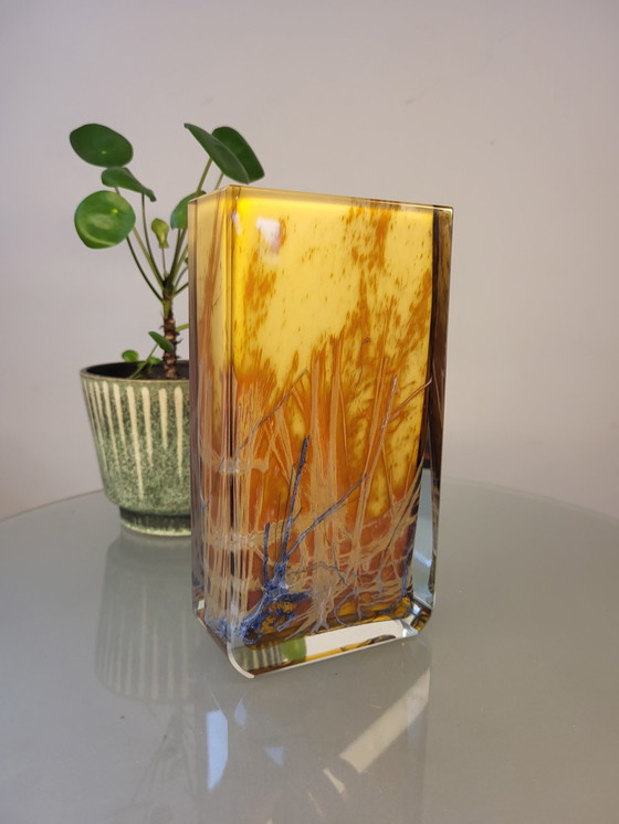 Image 1 of Exbor glass vase, Mid century, Pavel Hlava Czech Republic, 1960s