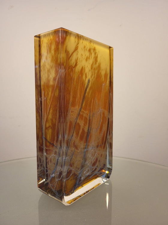 Image 1 of Exbor glass vase, Mid century, Pavel Hlava Czech Republic, 1960s