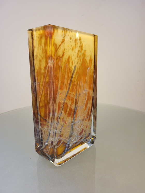 Image 1 of Exbor glass vase, Mid century, Pavel Hlava Czech Republic, 1960s