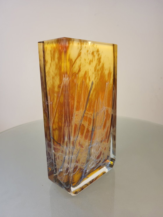 Image 1 of Exbor glass vase, Mid century, Pavel Hlava Czech Republic, 1960s