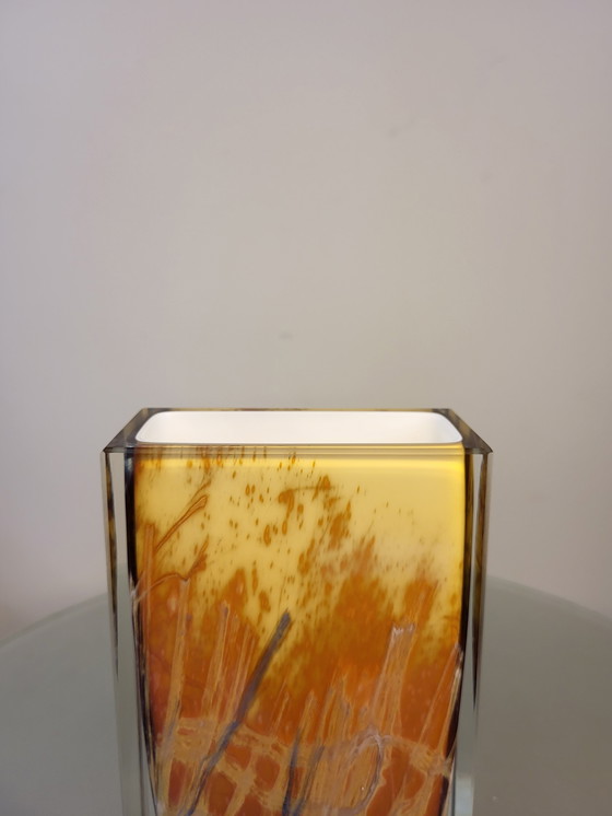 Image 1 of Exbor glass vase, Mid century, Pavel Hlava Czech Republic, 1960s