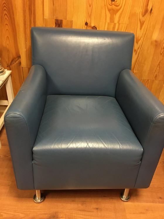 Image 1 of 2x Leolux Roby 113 armchairs