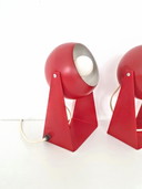 2x Vintage eyeball table lamp