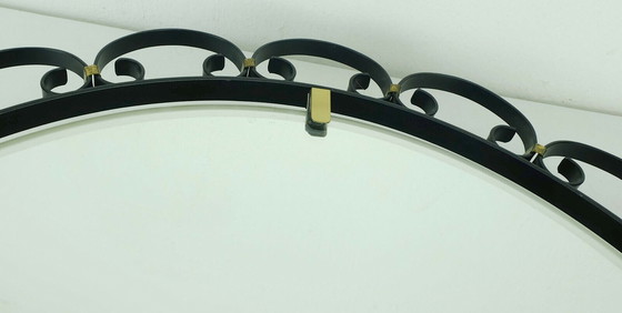 Image 1 of Hillebrand wall mirror - round brass