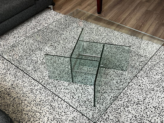 Image 1 of Modern glass coffee table