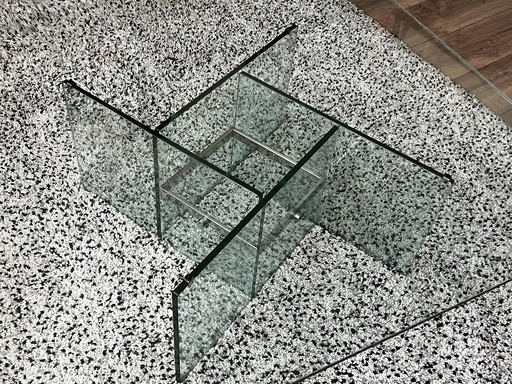 Modern glass coffee table