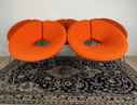 Orange Artifort Little Apollo chair by Patrick Norguet