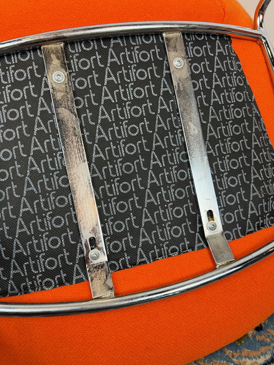 Image 1 of Orange Artifort Little Apollo chair by Patrick Norguet