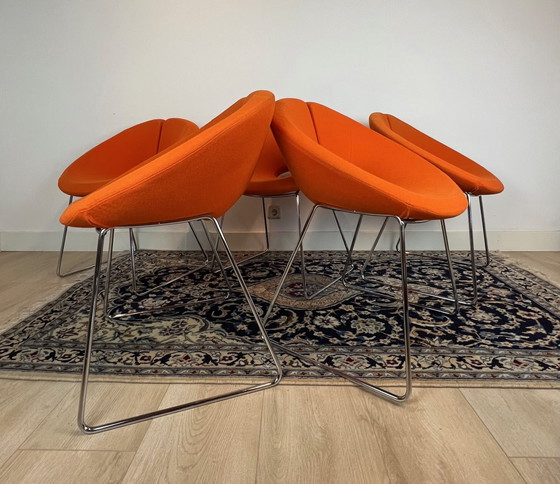 Image 1 of Orange Artifort Little Apollo chair by Patrick Norguet